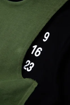 MM6 MAISON MARGIELA Felpa recut con Numeric logo nascosto | Bambino Felpe | Felpe