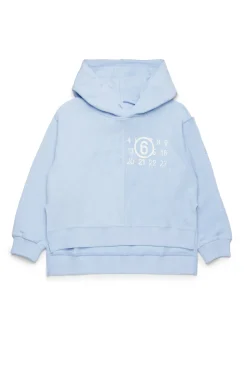 MM6 MAISON MARGIELA Felpa recut con Stamp Numbers | Bambino Felpe | Logomania