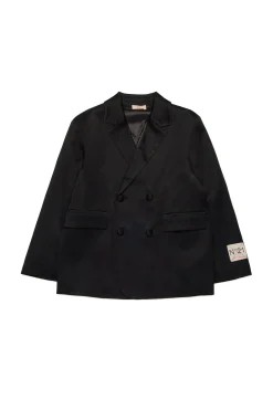 N°21 Giacca blazer in satin doppiopetto | Bambino Giacche E Cappotti | Party Looks