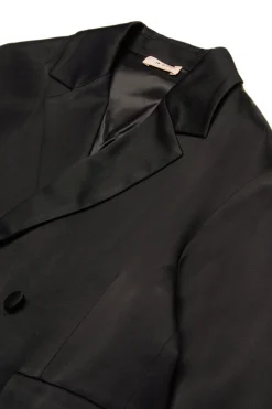 N°21 Giacca blazer in satin doppiopetto | Bambino Giacche E Cappotti | Party Looks