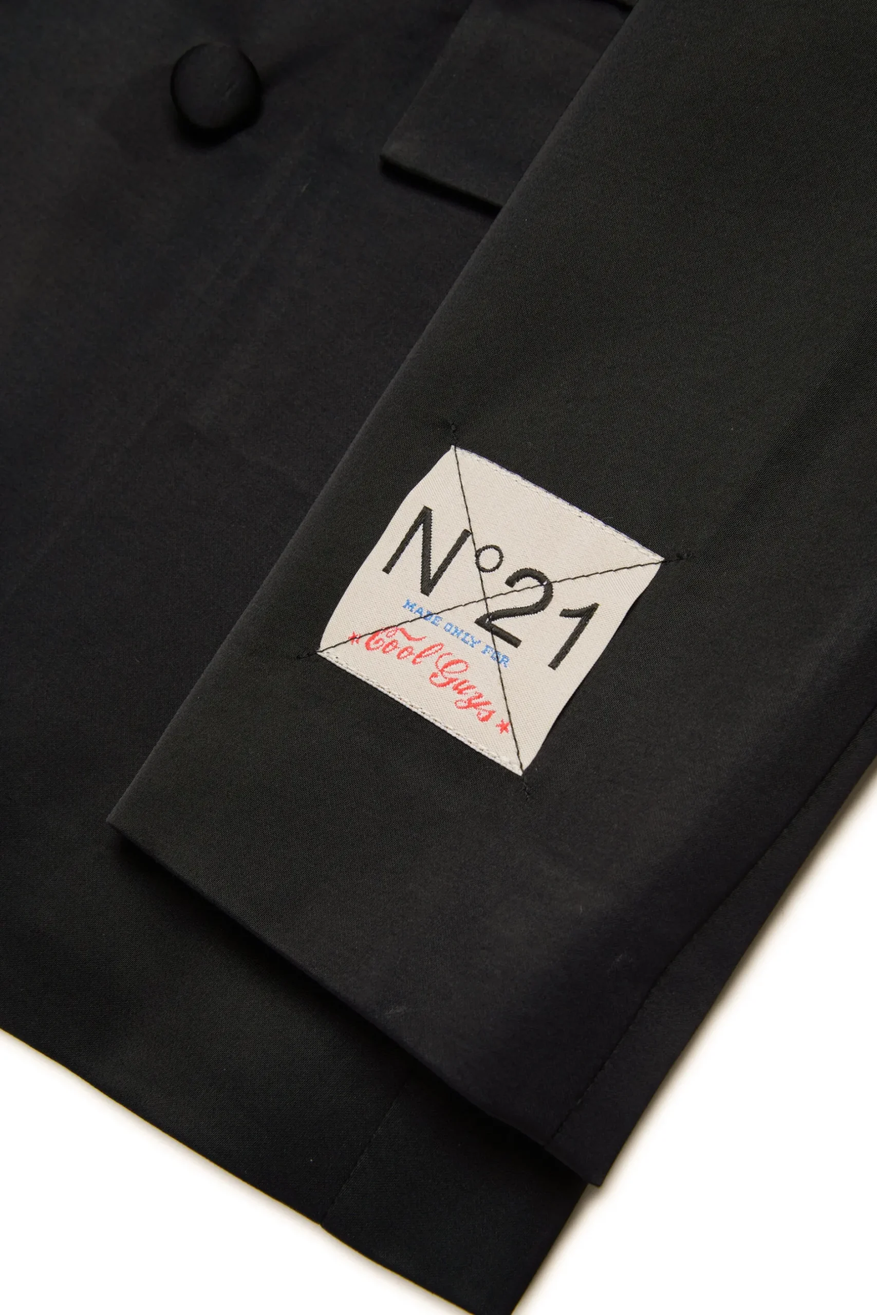 N°21 Giacca blazer in satin doppiopetto | Bambino Giacche E Cappotti | Party Looks