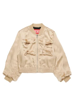 DIESEL Giacca bomber in satin stile utility | Giacche E Cappotti