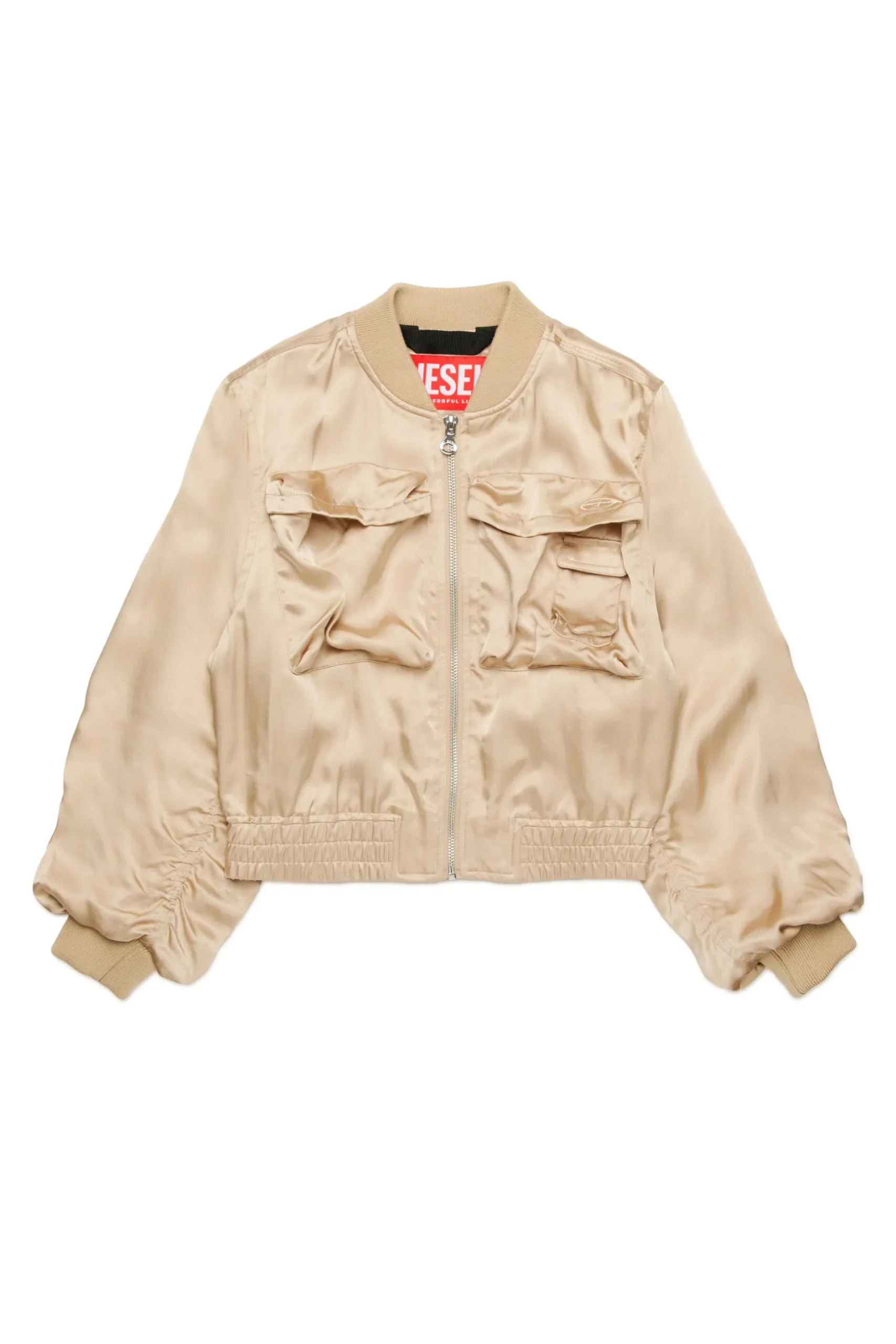 DIESEL Giacca bomber in satin stile utility | Giacche E Cappotti