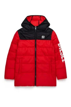 DIESEL Giacca imbottita bicolor con logo | Bambino Giacche E Cappotti | Giacche E Cappotti