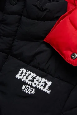 DIESEL Giacca imbottita con stampa 1978 e logo su cappuccio | Bambino Giacche E Cappotti | Giacche E Cappotti