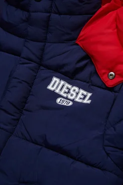 DIESEL Giacca imbottita con stampa 1978 e logo su cappuccio | Bambino Giacche E Cappotti | Giacche E Cappotti