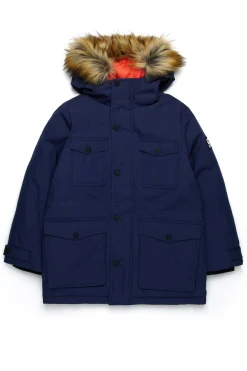 DIESEL Giacca imbottita lunga con tasche frontali | Bambino Giacche E Cappotti | Giacche E Cappotti