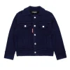DSQUARED2 Giacca in maglia effetto denim | Bambino Giacche E Cappotti | Giacche E Cappotti
