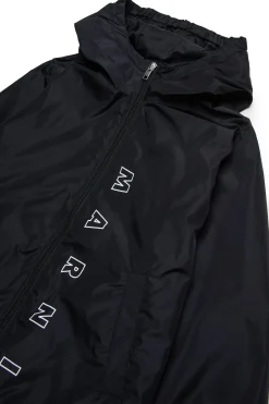 MARNI Giacca windbreaker con logo Outline | Bambino Giacche E Cappotti | Logomania