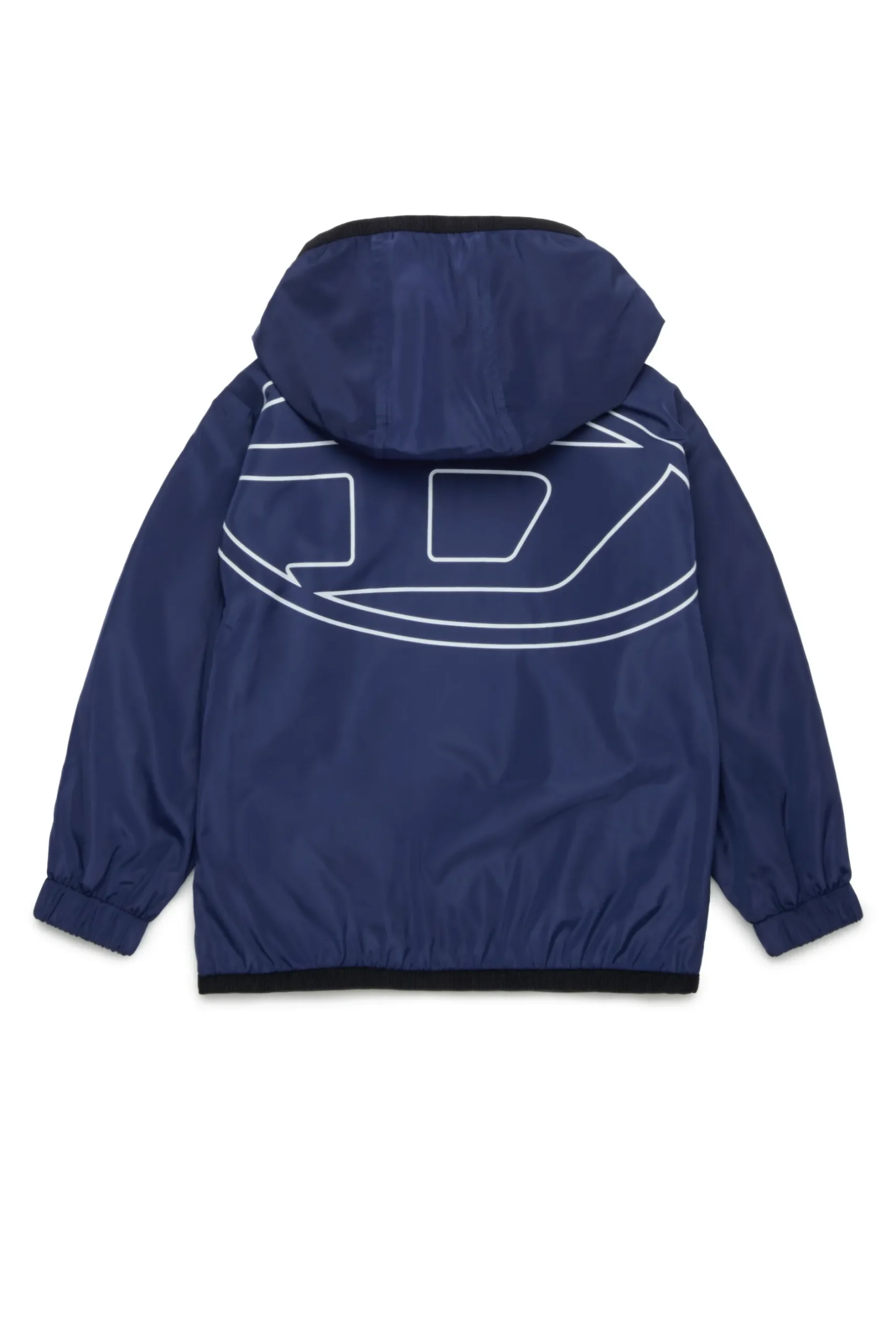 DIESEL Giacca windbreaker con maxi logo Oval D | Bambino Giacche E Gilet | Oval D By Diesel