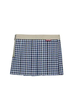 DSQUARED2 Gonna allover check con zip | Gonne