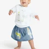 MARNI Gonna in chambray con disegni | Bambino Gonne | Denim-Mania