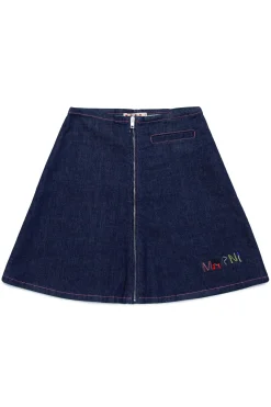 MARNI Gonna in denim blu scuro | Bambino Gonne | Denim-Mania
