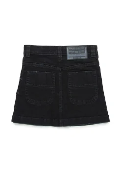 DIESEL Gonna in denim nero | Bambino Gonne | Denim-Mania