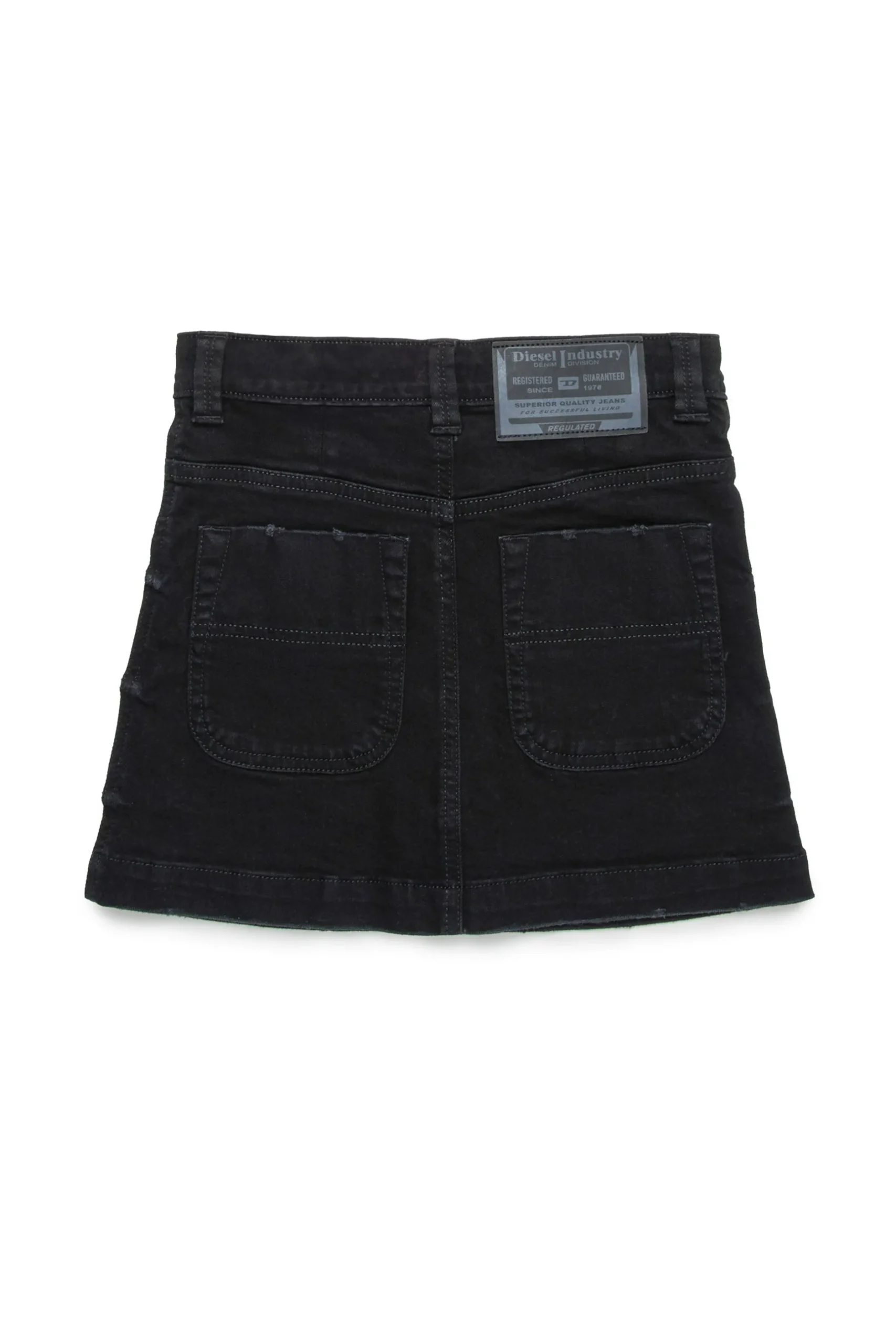 DIESEL Gonna in denim nero | Bambino Gonne | Denim-Mania