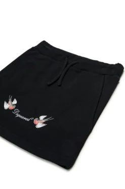 DSQUARED2 Gonna in felpa con stampa Birds | Gonne