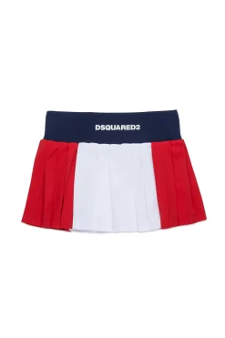DSQUARED2 Gonna stile tennis in cotone tecnico | Bambino Gonne | Activewear