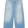 DIESEL Jeans flare chiaro con abrasioni - 2000 | Bambino Jeans | Denim-Mania