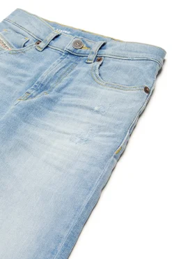 DIESEL Jeans flare chiaro con abrasioni - 2000 | Bambino Jeans | Denim-Mania
