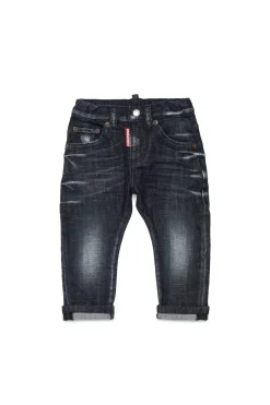 DSQUARED2 Jeans nero sfumato | Bambino Jeans | Denim-Mania