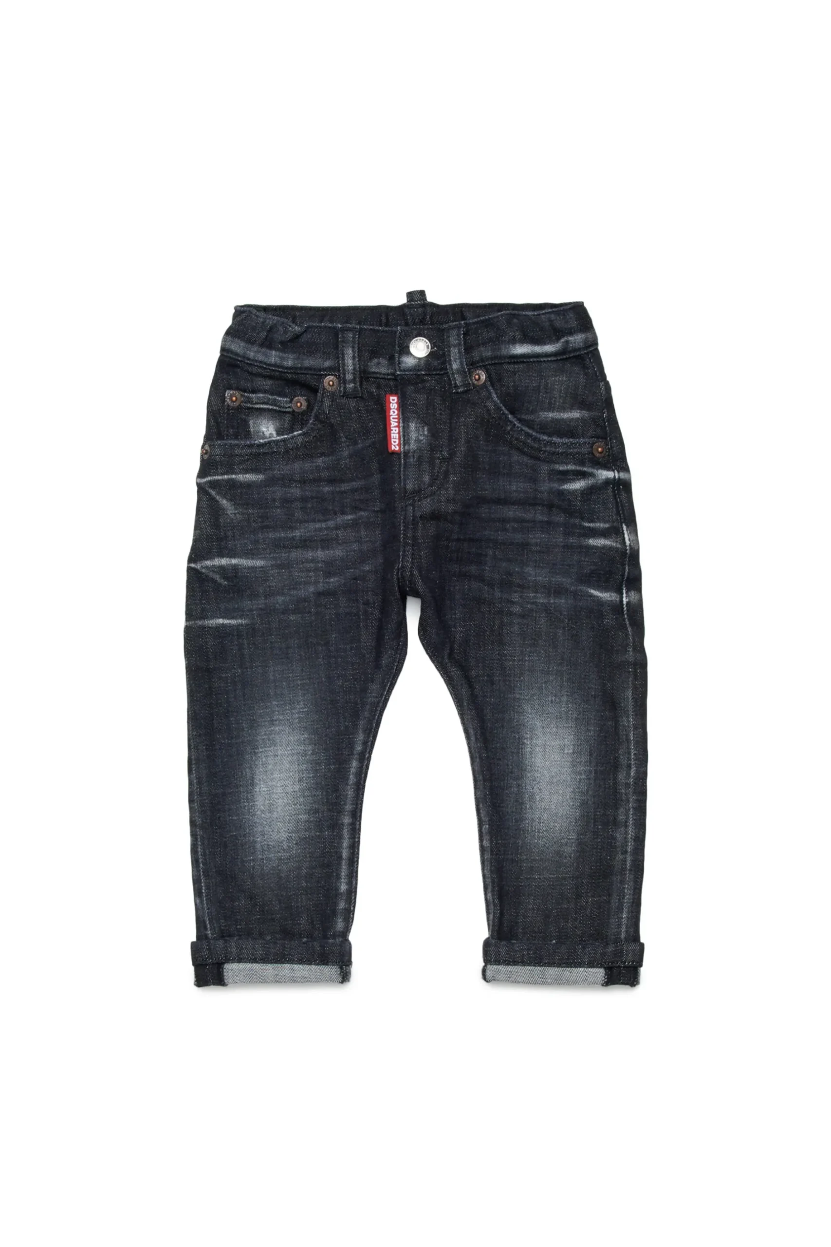 DSQUARED2 Jeans nero sfumato | Bambino Jeans | Denim-Mania
