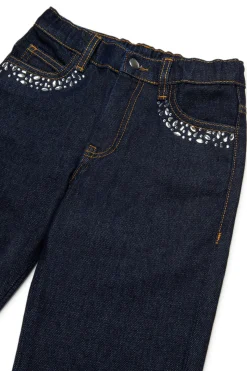 MARNI Jeans scuro con rhinestones | Jeans