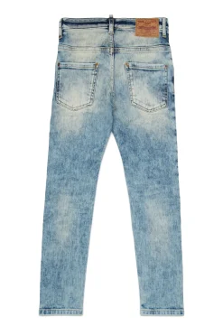 DSQUARED2 Jeans skinny effetto marmorizzato - Skater | Bambino Denim-Mania | Denim-Mania