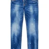 DSQUARED2 Jeans skinny sfumato con macchie - Skater | Bambino Denim-Mania | Denim-Mania
