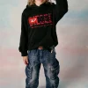 DIESEL Jeans straight blu medio con strappi - D-Fish | Bambino Denim-Mania | Denim-Mania