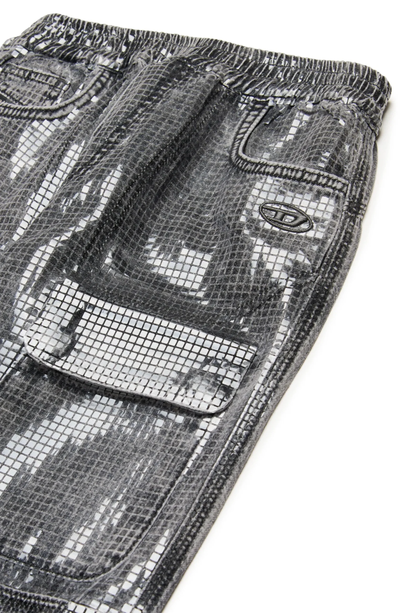 DIESEL Jeans straight nero con paillettes - Pmirt | Jeans