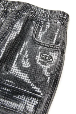 DIESEL Jeans straight nero con paillettes - Pmirt | Jeans