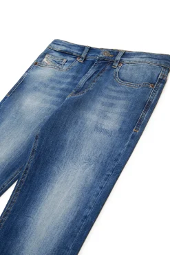 DIESEL Jeans tapered blu medio con strappi - D-Lucas | Bambino Denim-Mania | Denim-Mania