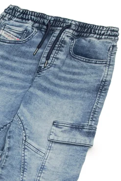 DIESEL JoggJeans® straight blu medio stile cargo - D-Ursy | Bambino Jeans | Denim-Mania