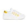 DSQUARED2 Leather low trainers with ICON logo | Bambino Sneakers | Sneakers