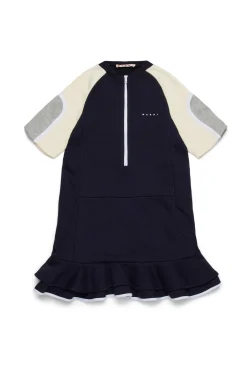 MARNI Minidress in felpa con dettagli colorblock | Bambino Vestiti | Activewear