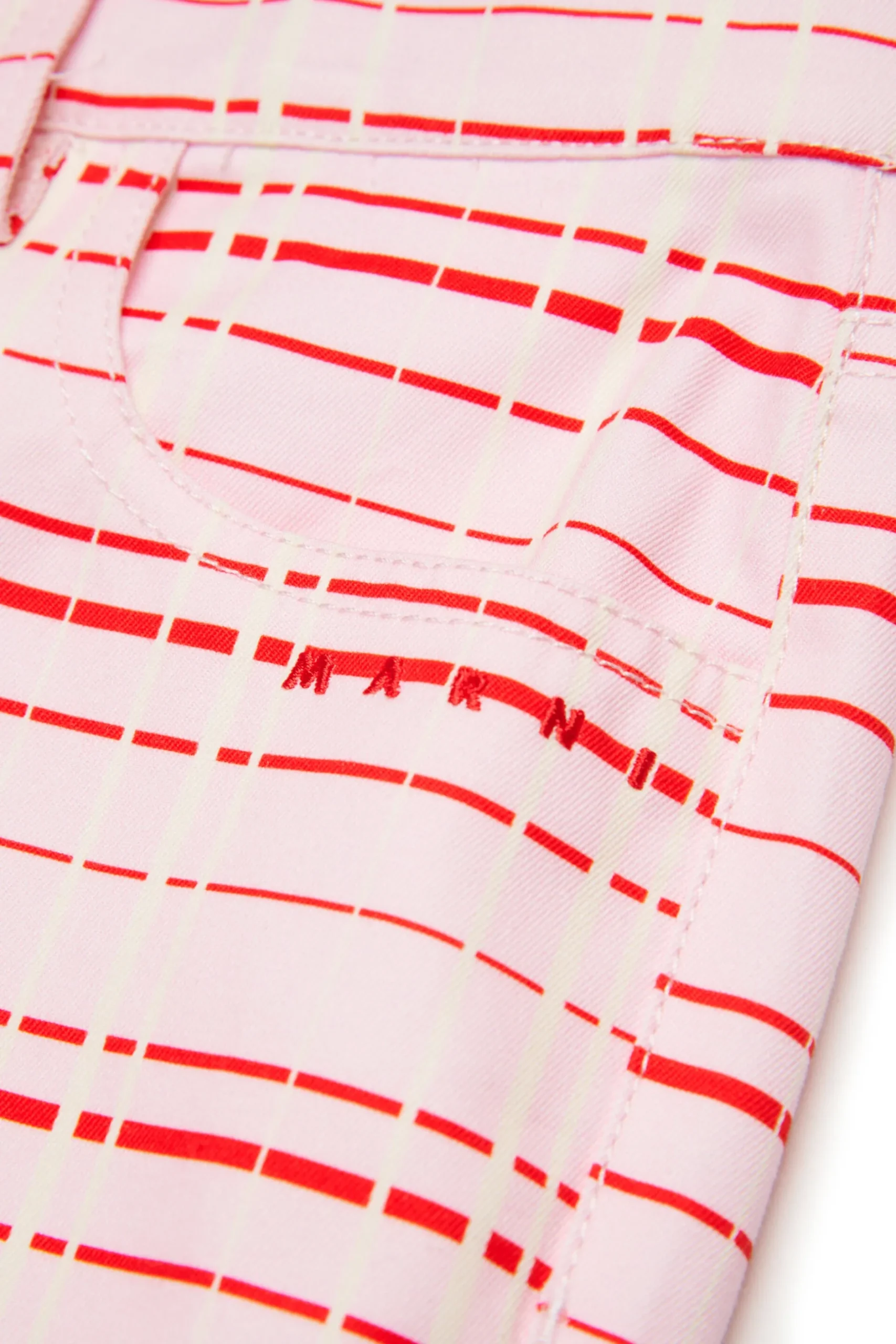 MARNI Pantaloni bootcut allover Check | Pantaloni