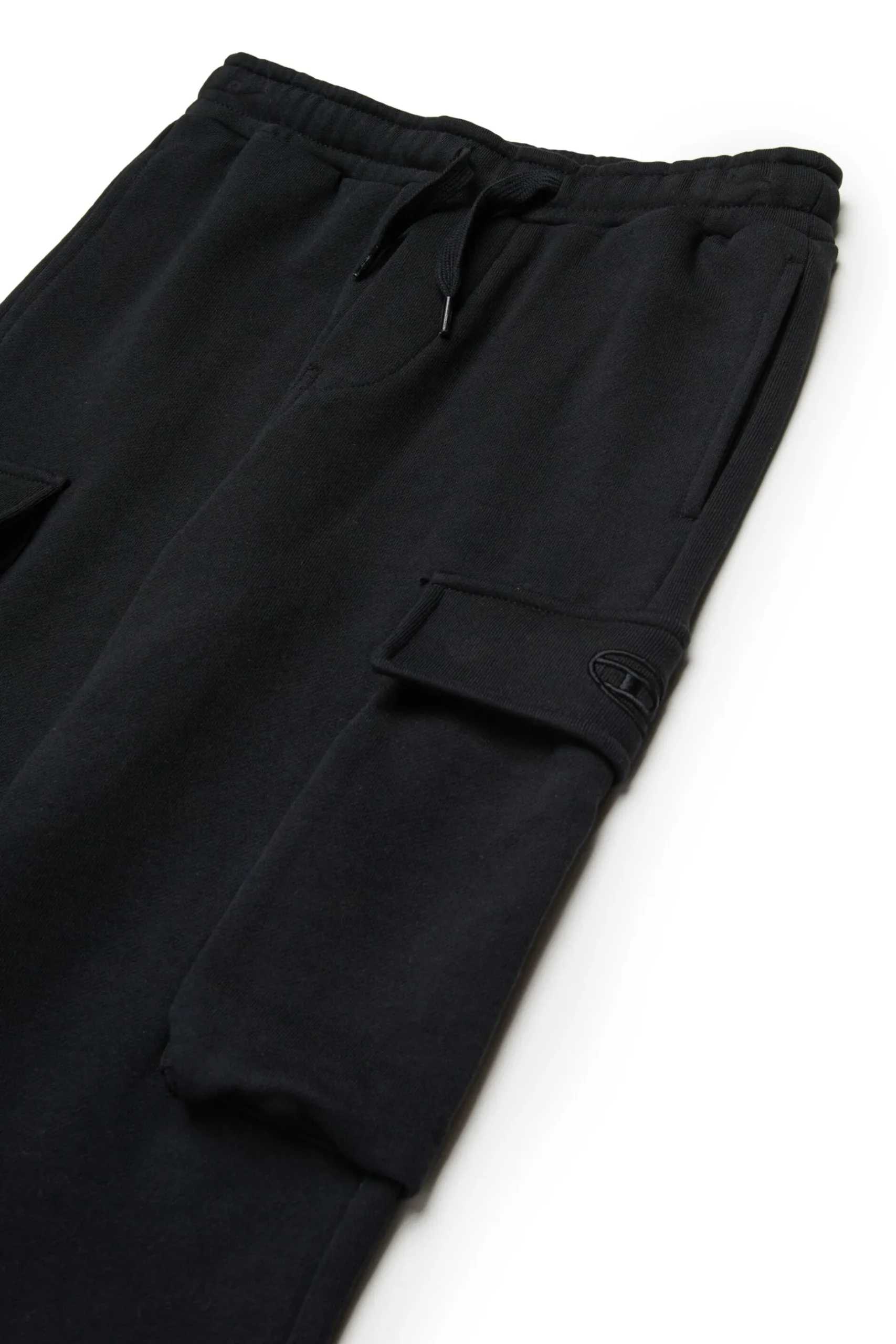 DIESEL Pantaloni cargo in felpa con logo Oval D | Bambino Pantaloni