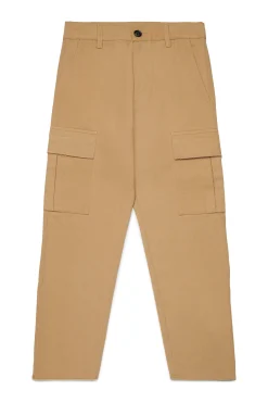 N°21 Pantaloni cargo in gabardina | Bambino Pantaloni