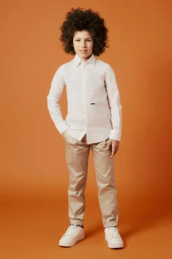 DSQUARED2 Pantaloni chino con Patch Surf Club | Bambino Pantaloni | Party Looks