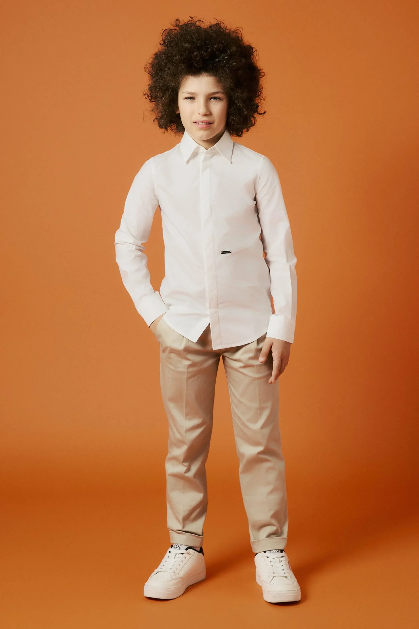DSQUARED2 Pantaloni chino con Patch Surf Club | Bambino Pantaloni | Party Looks