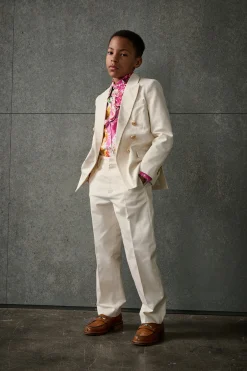 DSQUARED2 Pantaloni formali in twill | Bambino Pantaloni | Party Looks