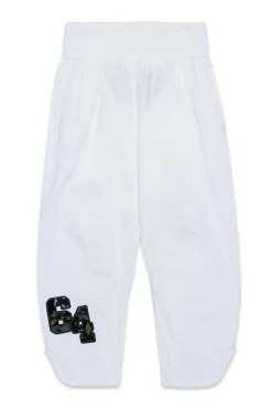 DSQUARED2 Pantaloni in cotone tecnico con logo | Pantaloni