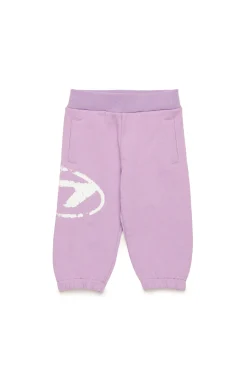 DIESEL Pantaloni jogger in felpa con logo Oval D | Bambino Oval D By Diesel | Oval D By Diesel