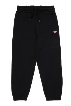 DIESEL Pantaloni jogger in felpa con patch | Bambino Pantaloni | Activewear