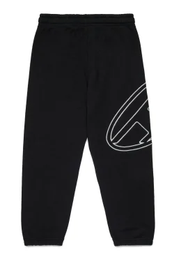 DIESEL Pantaloni jogger in felpa con maxi logo Oval D | Bambino Oval D By Diesel | Oval D By Diesel