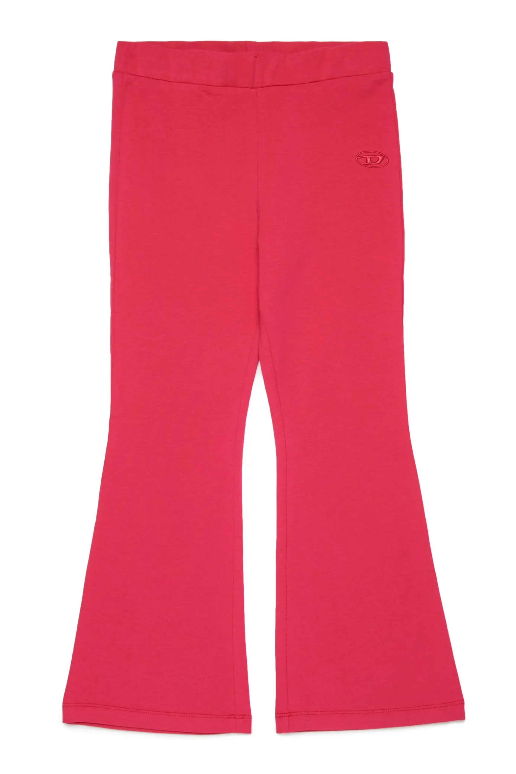 DIESEL Pantaloni leggings bootcut con logo oval D | Bambino Pantaloni | Activewear
