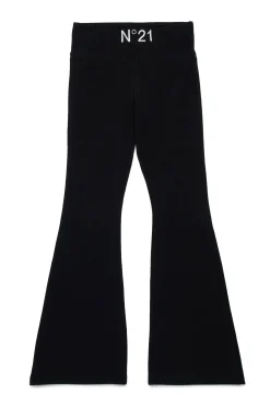 N°21 Pantaloni leggings bootcut con logo | Bambino Pantaloni | Activewear