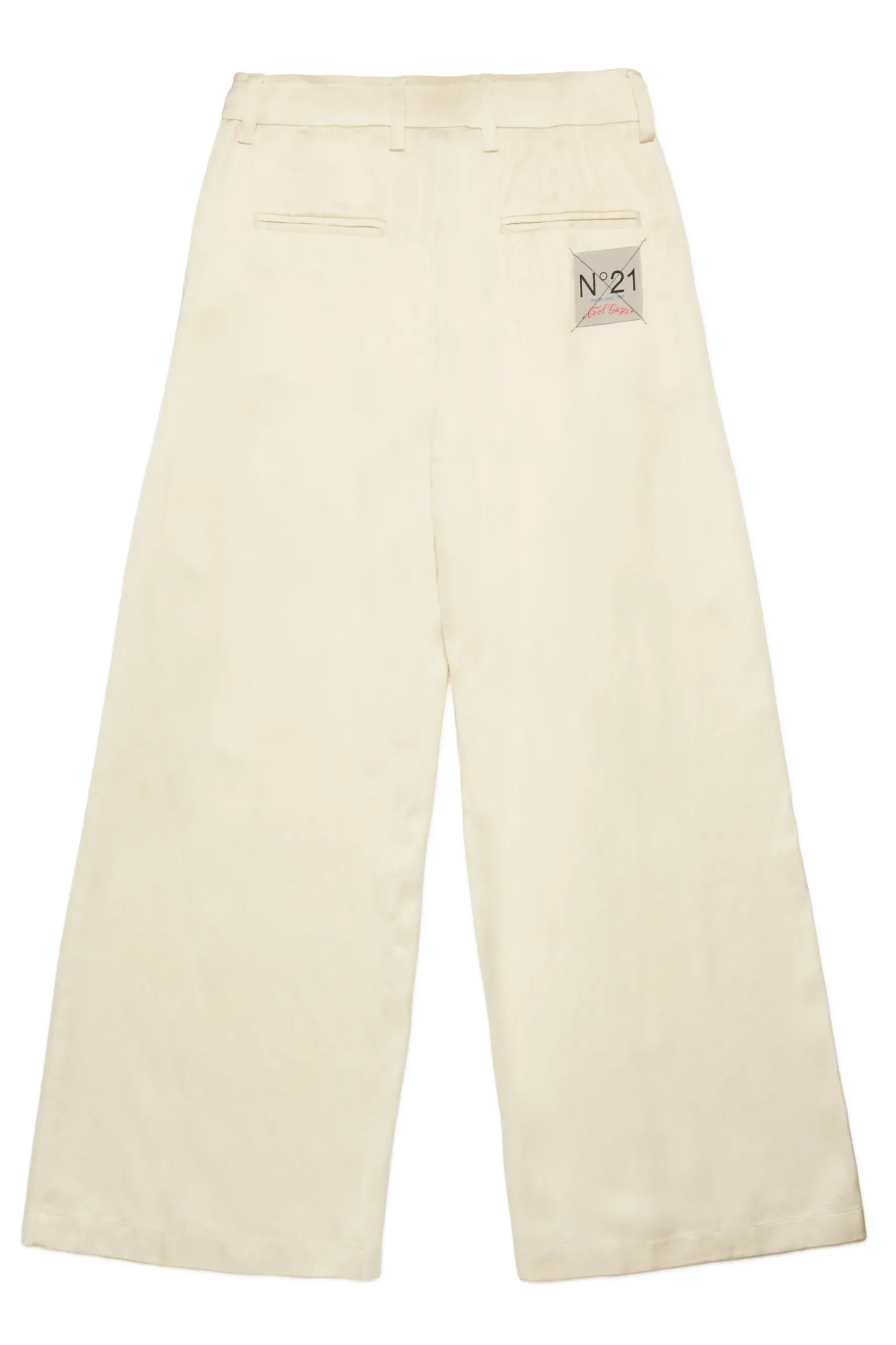 N°21 Pantaloni palazzo in satin con pinces | Bambino Pantaloni | Party Looks