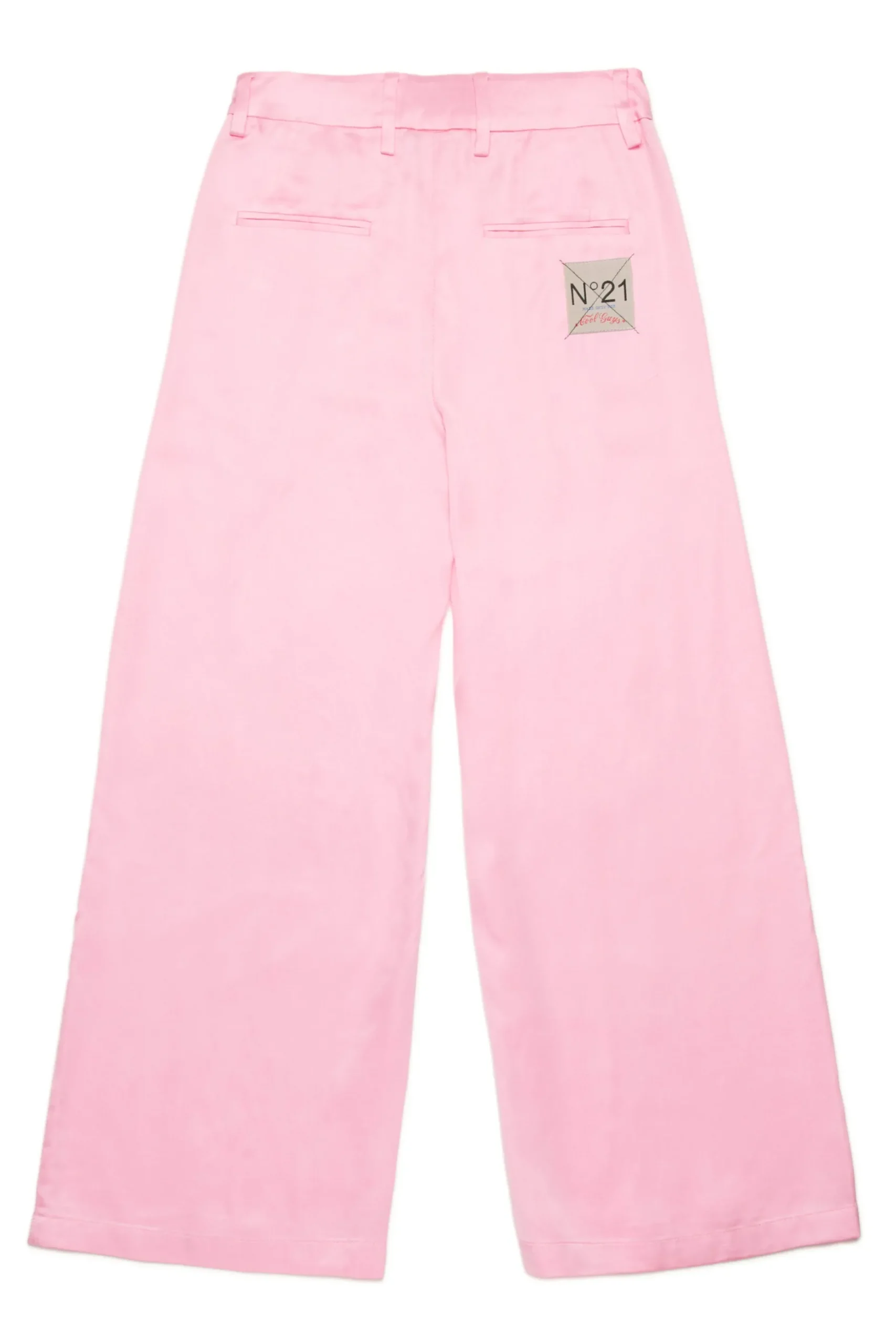 N°21 Pantaloni palazzo in satin con pinces | Bambino Pantaloni | Party Looks