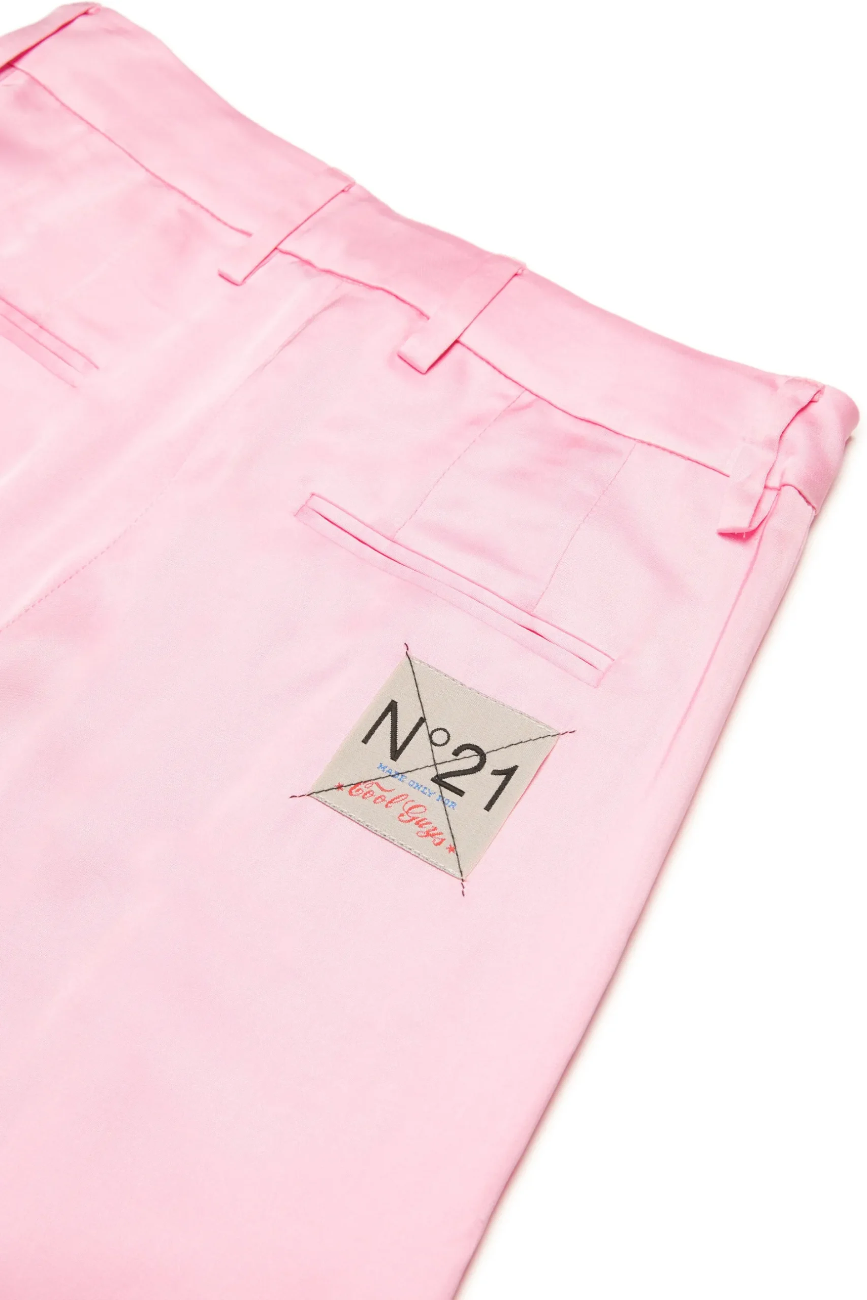N°21 Pantaloni palazzo in satin con pinces | Bambino Pantaloni | Party Looks